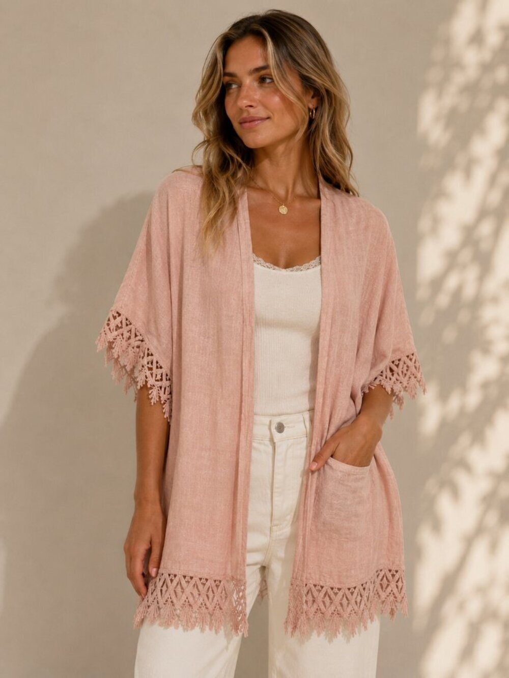 VALENTINA Naldi - 100% Linen Cardigan